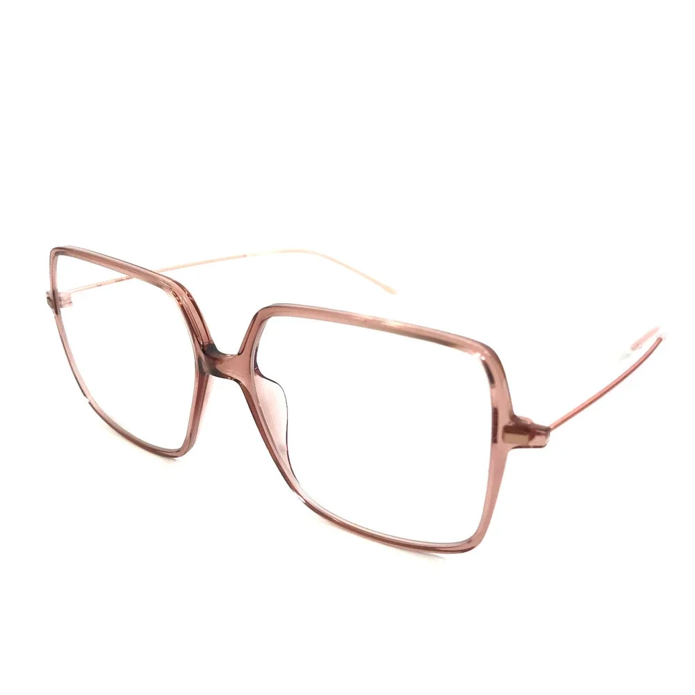 lool Eyewear Eyeglasses Frames ELORA PKPG Pink Gold Clear Full Rim 54-14-145